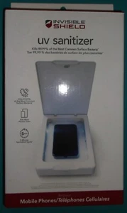 INVISIBLE SHIELD UV SANITIZER MOBILE PHONES 5 MINUTE SANITATION CYCLE NEW CLEAN - Picture 1 of 11
