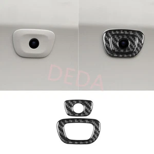 Carbon Fiber Car Rear Tailgate Camera Trim For Jeep Cherokee 2014-18 Accessories - Bild 1 von 14