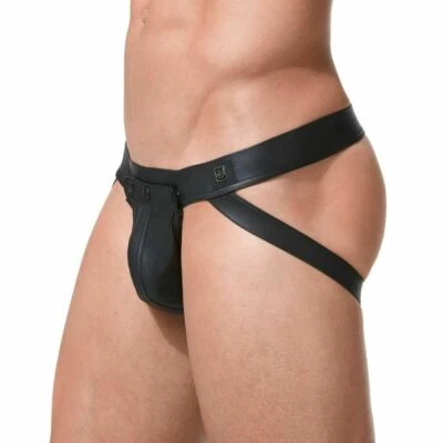Gregg Homme Jock Crave Jockstrap Cuero Look Bolsa Desmontable 152633 57 Foto 1 de 4