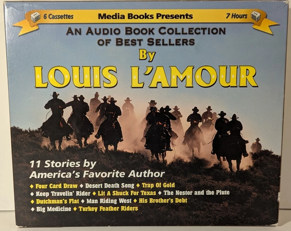 Louis L'amour Audio Book Collection of Best Sellers Rare Cassettes Dramatized - Image 1 of 4