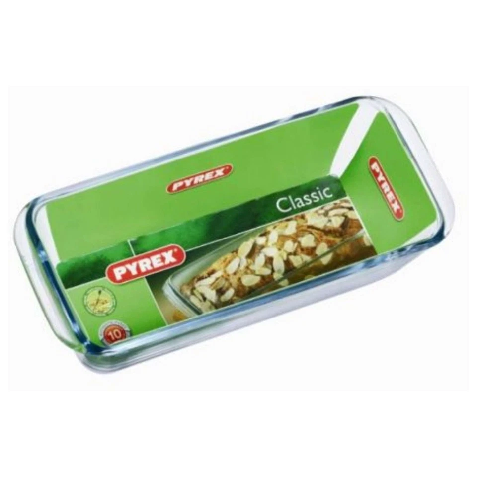 Stampo Tegame In Vetro Rettagolare Per Plumcake - 28×11×8 Cm - Immagine 1 di 1