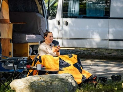 Новый с Ярлыками The North Face Eco Wawona кемпинг пляж путешествий нечеткое одеяло пончо $120 - Изображение 1 из 4