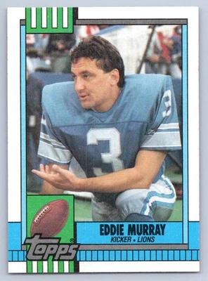 1990 Topps Eddie Murray #354b Detroit Lions - Image 1 of 2