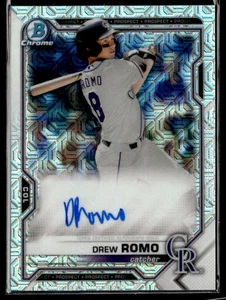 L48,452 - 2021 Bowman Chrome Mega Box Prospect Auto Refractors #BMADR Drew Romo - Picture 1 of 2