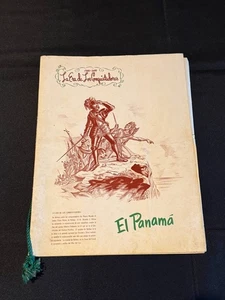 El Panama La Era de Los Conquistadores Vintage Speisekarte - Bild 1 von 4
