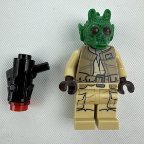 Lego Rodian Alliance Fighter Minifigure Star Wars 75133 Thin Crack On Back Arm