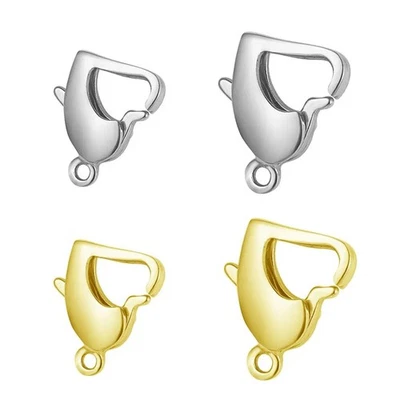 Karabiner Verschluss Herz Für Die Herstellung Von Halskette Armband Ohrringe - Bild 1 von 3