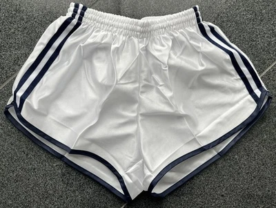 Herren kurze Hose Short Glanz Nylon Shiny Sprinter Vintage Größe Taille 80 - Bild 1 von 4