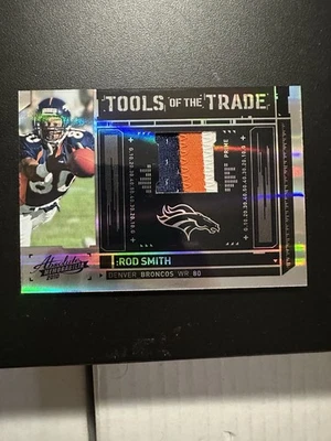 2010 Absolute Rod Smith TOTT Game Used Patch /50 - Image 1 of 2