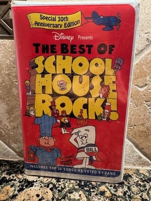 RARE VHS Disney The Best of School House Rock  Very Good Bill on Capitol Hill - Imagem 1 de 4