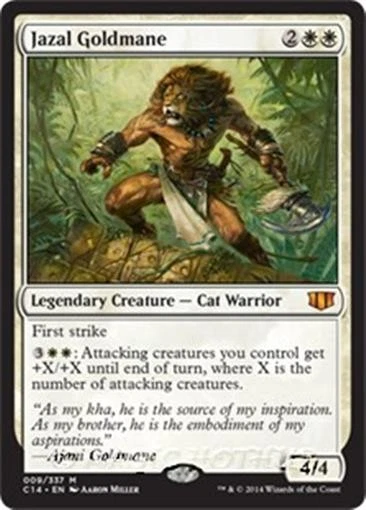 MTG - JAZAL GOLDMANE - Commander 2014 (M) - Image 1 of 1