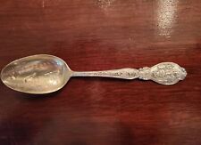 Antique Sterling Silver Hot Springs Arkansas Souvenir Spoon 5" 13g