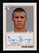 2011 Bowman Draft Aflac All-American Auto Dylan Bundy #AFLAC-DB Auto