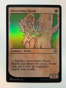 MTG Adventures of the Forgotten Realms Neverwinter Dryad (Showcase) 329 Foil - Picture 1 of 1
