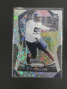LJ Collier 2019 Prizm Football Rookie Disco Parallel Seahawks #380 - Imagen 1 de 2