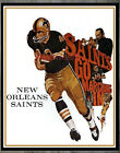 Vintage NFL 1967 New Orleans Saints REPRINT Poster Color 8 X 10 Photo Picture