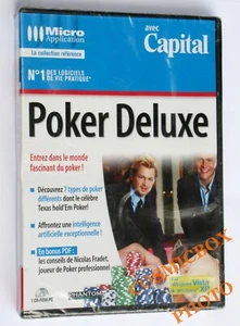 Jeu video PC - POKER DELUXE Capital - Neuf sous blister micro application VF - Picture 1 of 2