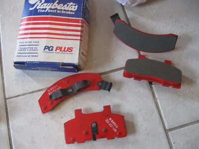 NEW Raybestos PG Plus RARE Red Disk semi-metallic Brake Pads  pn#- PGD215M - Image 1 of 4