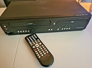 Magnavox DV220MW9 DVD Player VCR Recorder with remote For Parts Or Repair As Is - Picture 1 of 5