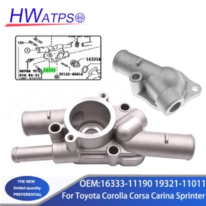 Carcasa termostato 16333-11190 para Toyota Corolla Corsa Carina 16321-11011 - Imagen 1 de 6