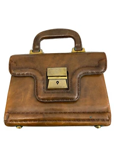 BORSA A MANO DONNA TOLFA CUOIO VINTAGE WOMAN LEATHER BAG JHF3214 - Foto 1 di 6