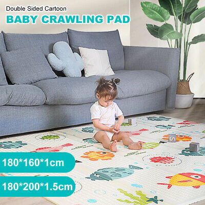 Foldable Baby Kids Play Crawling Mat Pad Waterproof XPE Foam Carpet Rug Picnic • 59.99$