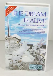 The Dream is Alive VHS Tape A Window Seat on the Space Shuttle Smithsonian Pres. - Picture 1 of 4