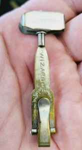 Berüchtigter ZAUBERER Metall Manschettenclip 1888 als Betrugsgerät gedacht - Bild 1 von 4