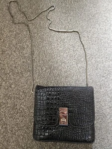 French Connection Leather Crossbody Handbag in Brown great condition - Picture 1 of 4