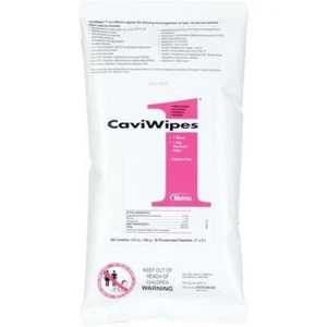 Metrex 13-5224 CaviWipes1 Surface Disinfectant Wipes Flat Pack 7" x 9" 45Pk - Picture 1 of 2