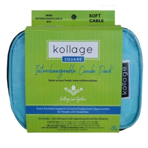 Kollage ::Square® MINI Interchangeable Kit:: 7 Pairs, SOFT Cables - Picture 1 of 4