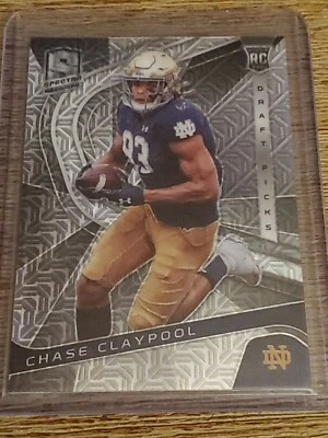 2020 Panini Chronicles Spectra Prizm Chase Claypool RC 21/25 Steelers Notre Dame - Image 1 of 3