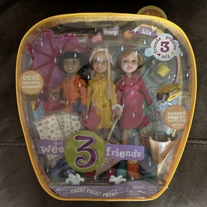 Barbie Wee Three Friends Lluvia Lluvia Stacie, Janet y Lila Conjunto de Regalo - Imagen 1 de 4
