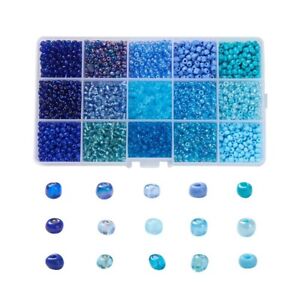 Bead Organizer with Starter Colors Seed Beads - Bead size 6/0 (4mm) Pick a color