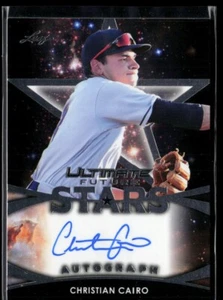 2019 Leaf Ultimate Future Stars Autographs #FS-CC3 Christian Cairo - Picture 1 of 2