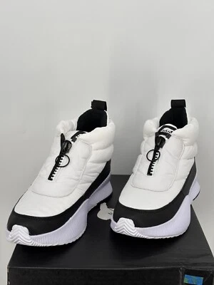 Botas Sorel para mujer Out N About III con cremallera hinchada 10 impermeables aisladas NL4438-100 Foto 1 de 4