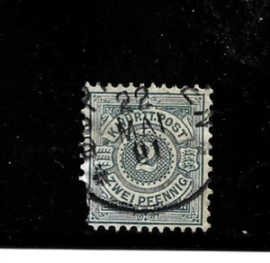 Germany Wurttemberg 2 Pf. (1894 - Sc. #55) - Slate Gray. Used Stamp - Picture 1 of 1