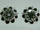 FABULOUS QUALITY 18CT WHITE GOLD SOLITAIRE DIAMOND EARRINGS STUDS - 0.70CARATS