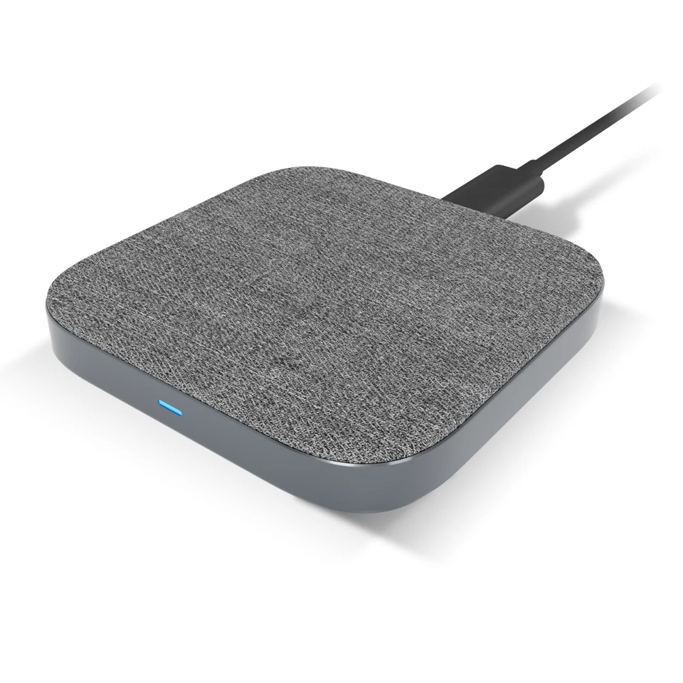 TechMatte Fast Wireless Charging Pad for Qi-Enabled Devices (5FT Cable Included) - Image 1 of 4