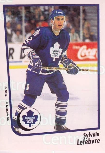 1994-95 Panini Stickers #196 Sylvain Lefebvre - Image 1 of 1