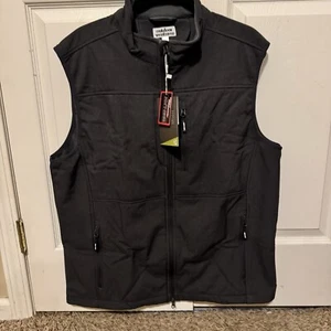 Outdoor Ventures Men's Running Vest Outerwear Fleece Lined Golf Large Black - Picture 1 of 5