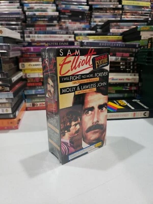 Sam Elliott I Will Fight No More (VHS) Molly & Lawless John Double Feature NEW,S Foto 1 de 4