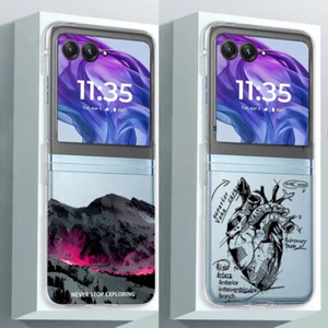 Etui rigide transparent antichoc pour Motorola Razr 50 40 Ultra Razr 50 40 Cover - Picture 1 of 20