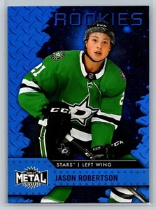 2020-21 Skybox Metal Universe Jason Robertson Blue Spectrum Rookie RC #101 Stars - Picture 1 of 2