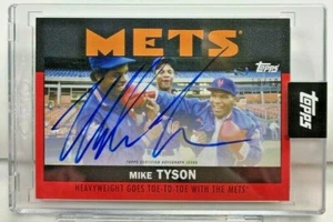 Mike Tyson 2021 Topps X ESPN Once Upon a Time in Queens RED Autograph Auto#10/10 - Picture 1 of 2