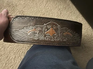 Classic Old School Custom Weight Lifting Belt (41in.) Read Size - Picture 1 of 14