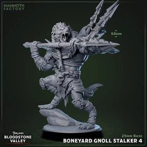 Boneyard Stalker 4 - Gnoll Ranger | Mammoth Factory | D&D | 25mm - Picture 1 of 1