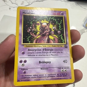 Pokémon TCG French Mewtwo Promo #14 Rare - Picture 1 of 8