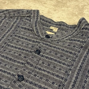 Wah Maker Herren XXL Western Trägershirt blau Pullover Frontier Banded Kragen - Bild 1 von 22