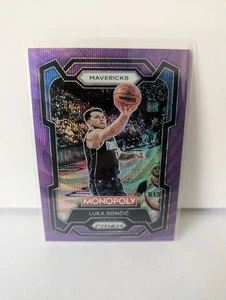 Panini Prizm Monopoly 2023-24 - Luka Dončić #22 Purple Wave Prizm - Imagen 1 de 2